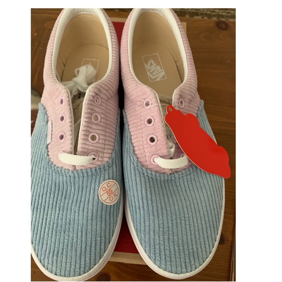 Vans era corduroy colorblock skate shoes Clearance